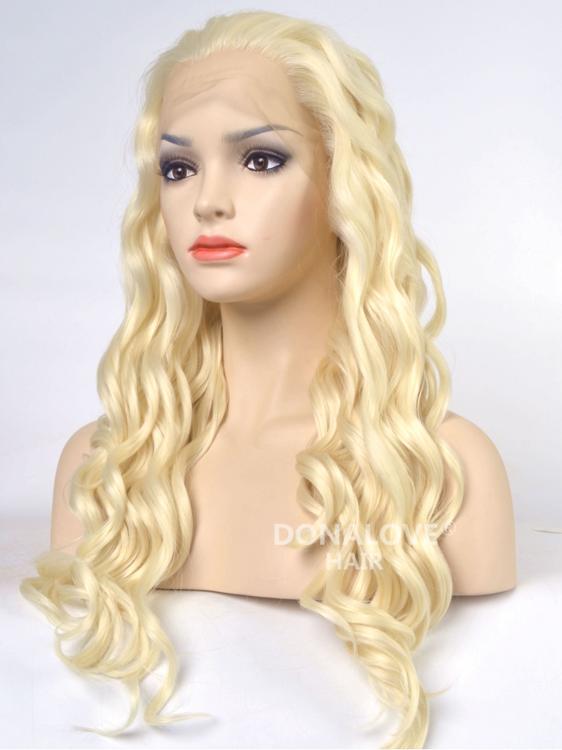 Blonde Wavy Wigs 34