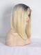 Black Ombre Blonde Bob Synthetic Lace Front Wig SNY109