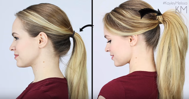 BeforeandAfterPonytail