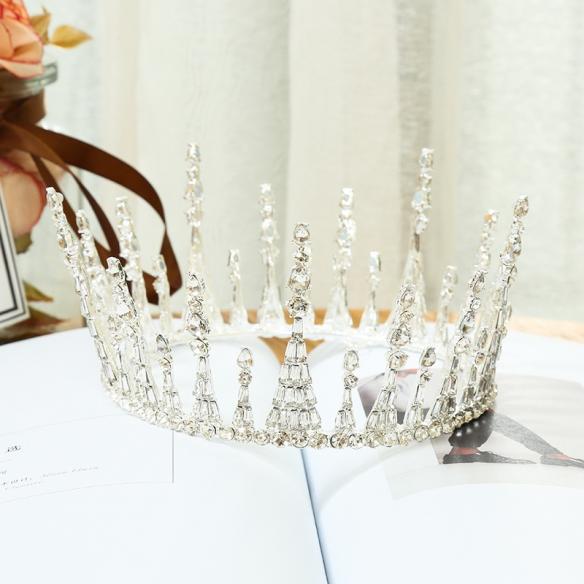 BAROQUE BRIDAL CROWN A005