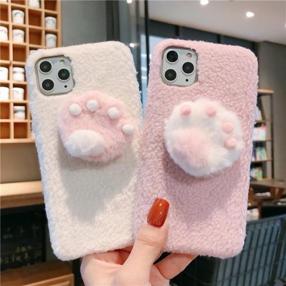 FURRY PAW SHOCKPROOF PROTECTIVE DESIGNER IPHONE CASE PC054