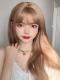GORGEOUS BLONDE LONG SYNTHETIC WEFTED CAP WIG LG777