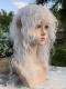White curly layered wefted synthetic Wig LG930