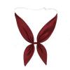 1 PC WINE RED LACE LOLITA BOW TIE LT029