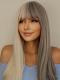 18 Inches Split Dye SYNTHETIC WEFTED CAP WIG LG907
