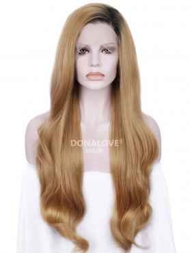 BLACK TO BLONDE LONG SYNTHETIC LACE FRONT WIG SNY201