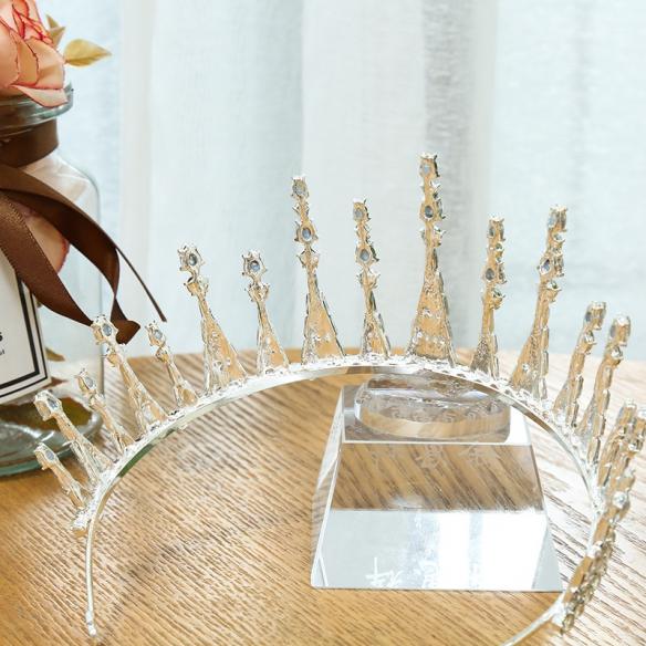 BAROQUE BRIDAL CROWN A009