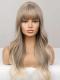 Ashy Blonde Ombre Wavy Snythetic Wig LG960