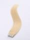 613A White Blonde Dyeable 100% human hair Tape In