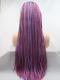 Purple Twist Braided lace front synthetic Wig SNY378