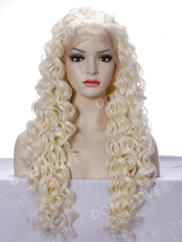 #30 ombre #6 below shoulder blade Wavy Synthetic Lace Wig-SNY059