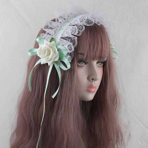 1pc Wood Rose Lolita Hair Band LH011