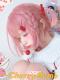 PINK SHORT STRAIGHT SYNTHETIC WEFTED CAP WIG LG510