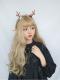 BLONDE FLUFFY WAVY SYNTHETIC WEFTED CAP WIG LG102
