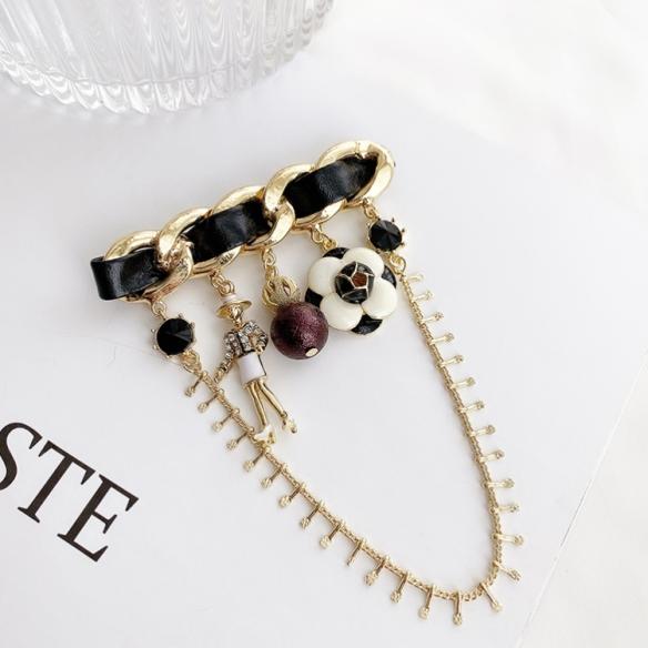 JK LOLITA BROOCH~CAMELLIA CHAINS~JK009