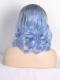 Black Ombre Blue Shoulder Length Wavy Lace Front Synthetic Wig SNY106