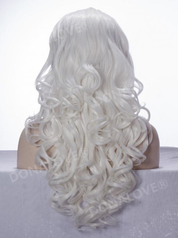 Human Hair Full Lace Wig Curly Ash Brown