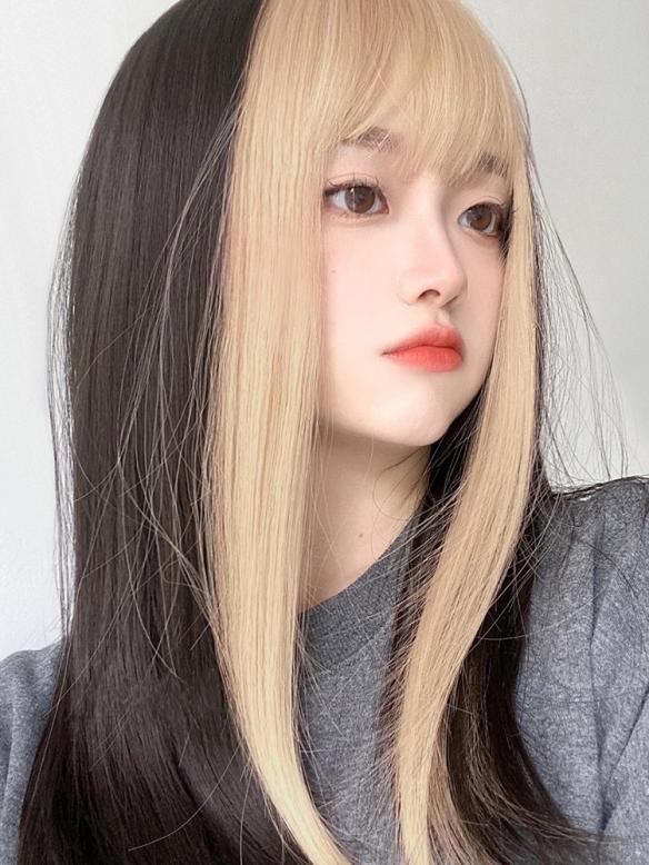 SPECIAL LONG STRAIGHT SYNTHETIC WEFTED CAP WIG LG342