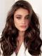 Brown Wavy Lace Front Human Hair Wig HH159