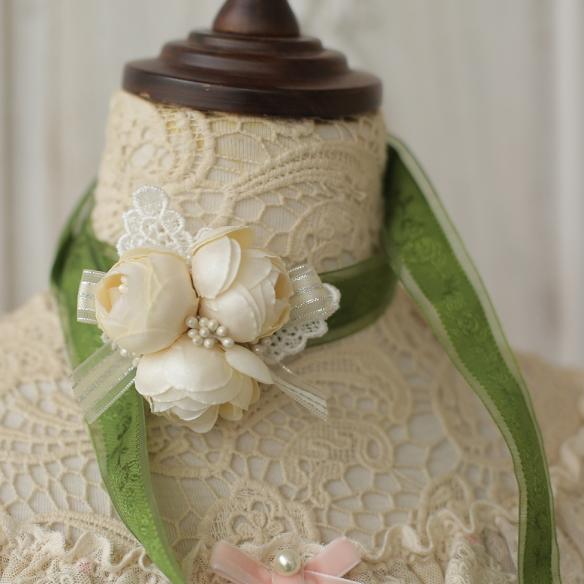 CAMELLIA LACE LOLITA NECKLACE LA020