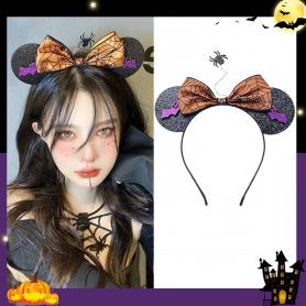 1 Pc Halloween Bat Bow Hair Band HB363