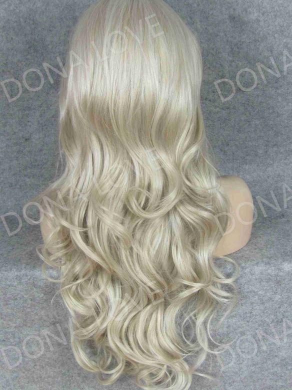 Human Hair Full Lace Wig Curly Ash Brown