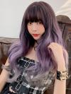NEW LONG WAVY Mixed Color SYNTHETIC WEFTED CAP WIG LG053