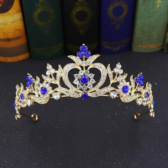 BAROQUE BRIDAL CROWN AC048