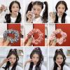 8 PCS LATTICE HAIR BANDS HB002