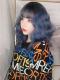 NEW FOG BLUE WAVY SYNTHETIC WEFTED CAP WIG LG071