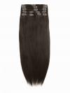 Medium Reddish Brown indian remy clip in hair extensions SD006