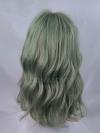 GREEN WAVY SYNTHETIC WEFTED CAP WIG LG143