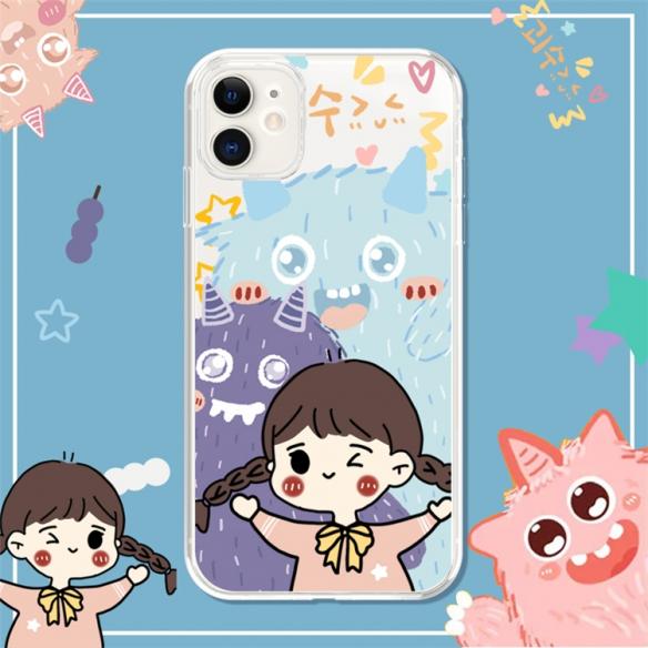 MONSTER HUGGING SHOCKPROOF PROTECTIVE DESIGNER IPHONE CASE PC086