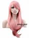 Pink color bra strap length Straight Synthetic Wefted Cap Wig WW010
