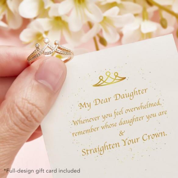 ENGRAVED CROWN RING A028