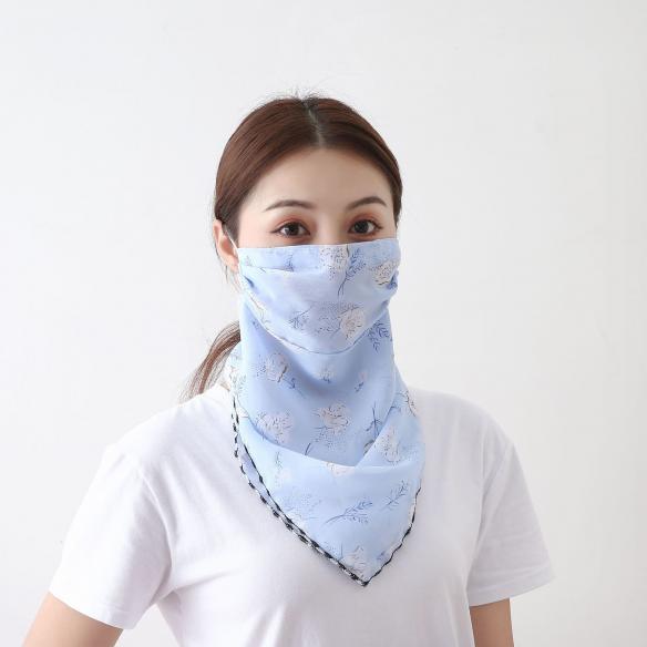WOMEN'S SUN PROTECTION PASTEL SEAMLESS BANDANAS FOR DUST, OUTDOORS, SPORT DB003
