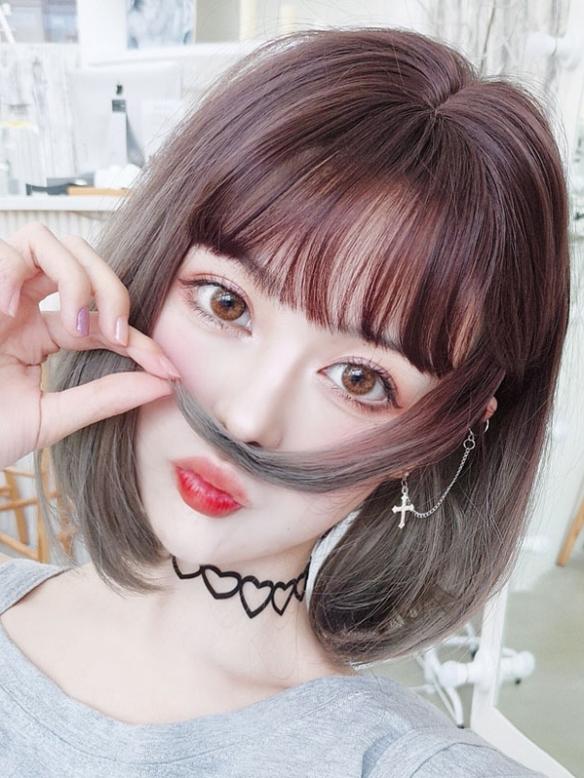  2019 Chocolate to Aoki Synthetic Wefted Cap Wig LG043
