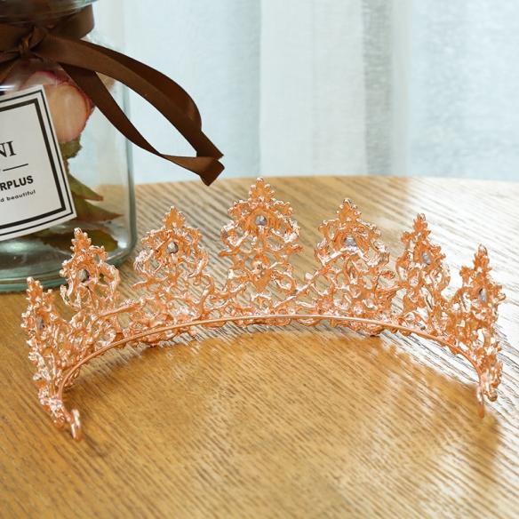 Red Wedding Bridal Crown A013
