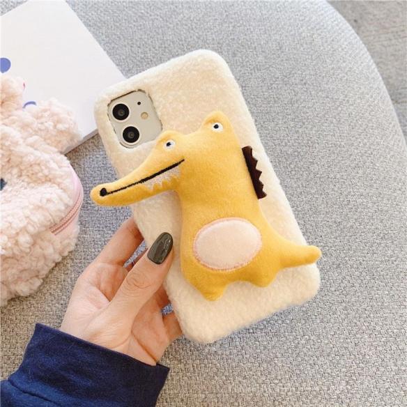 FURRY CROCODILE SHOCKPROOF PROTECTIVE DESIGNER IPHONE CASE PC057