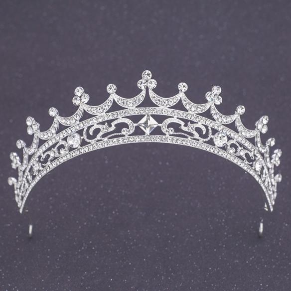Silver Bridal Crown AC106