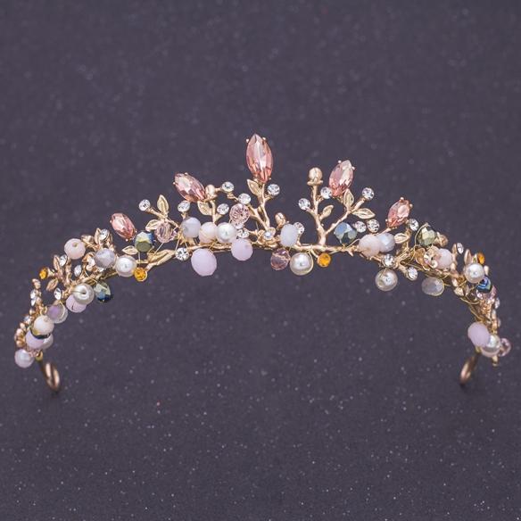 Gold Bridal Crown AC094