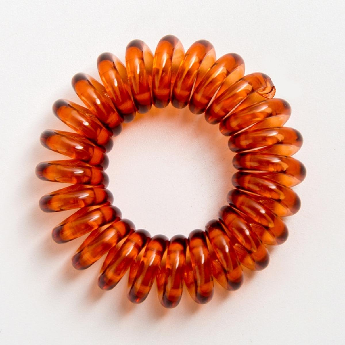 10 élastiques à Cheveux Spirale Métallisés - Téléphone - Lot Set Bracelets