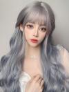 Fairy Gradient Long Wavy Synthetic Lace Front Lolita Wig LG494