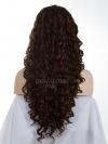 Human Hair Full Lace Wig Curly Ash Brown