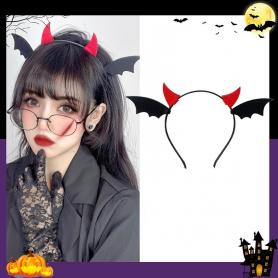 1 Pc Halloween Horn Wing Hair Band HB360