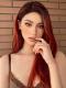 Red Gradient Long straight Snythetic Wig LG954 