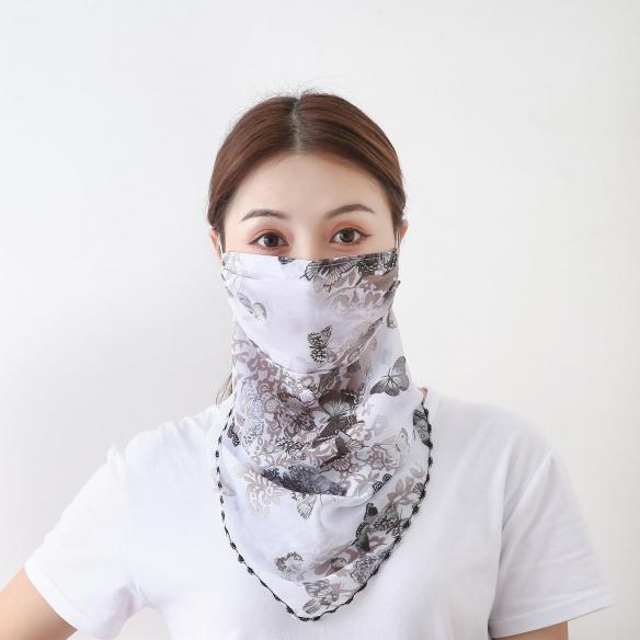 WOMEN'S SUN PROTECTION PASTEL SEAMLESS BANDANAS FOR DUST, OUTDOORS, SPORT DB003