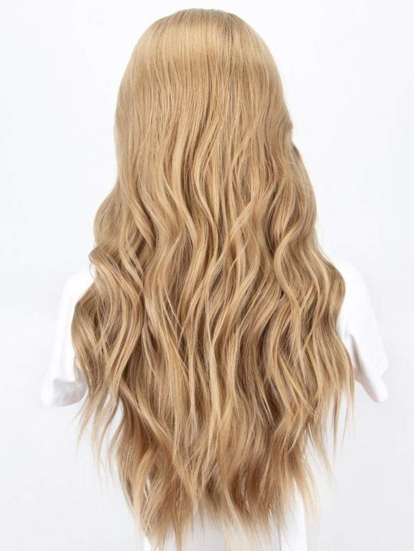 BROWN OMBRE LONG WAVY SYNTHETIC LACE FRONT WIG SNY137