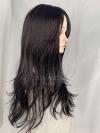 Natural Black Wavy Synthetic Lace Front Wig LG526