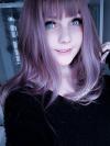 2019 New Dreamy Lilac Synthetic Wefted Cap Wig LG008